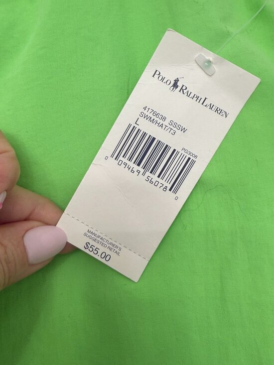 NWT Polo Ralph Lauren Men's Swim Trunks Beach Surf Casual Board Shorts Size L - Picture 5 of 5